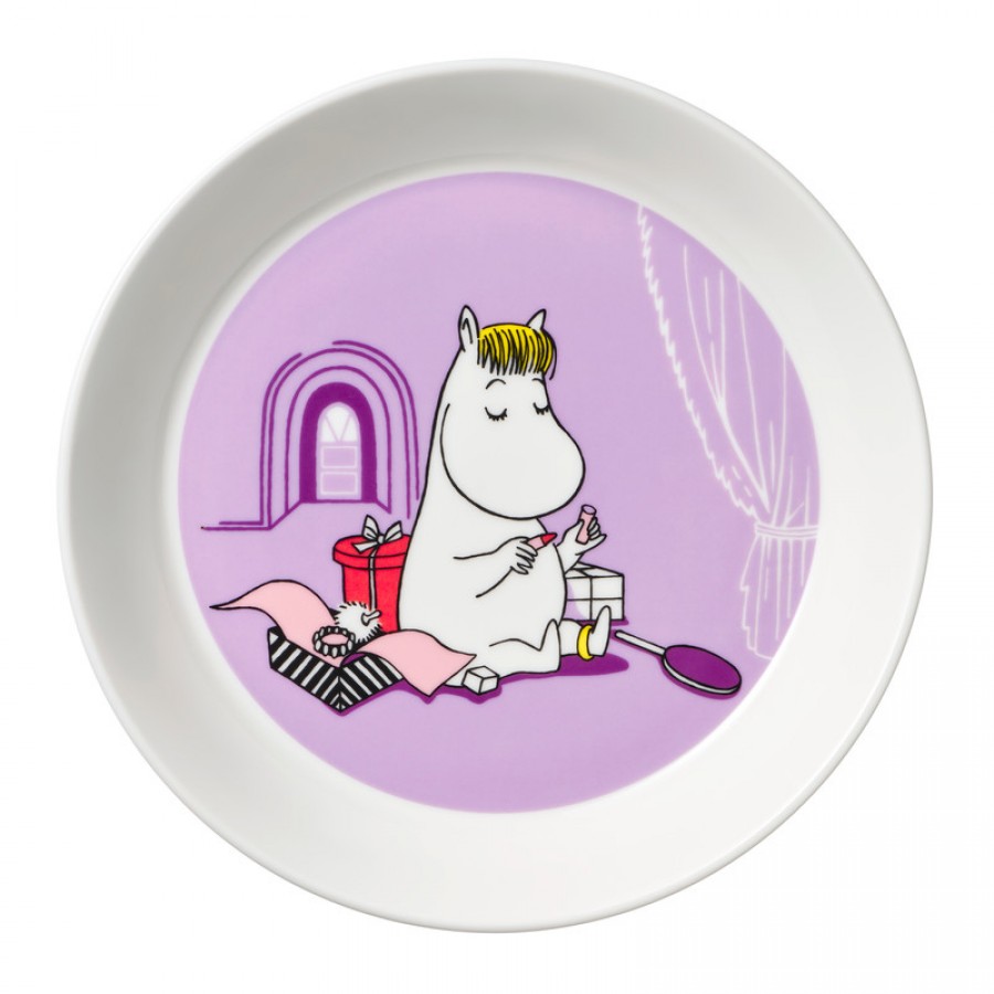 Тарелка Moomin Фрёкен Снорк сиреневая 19 см